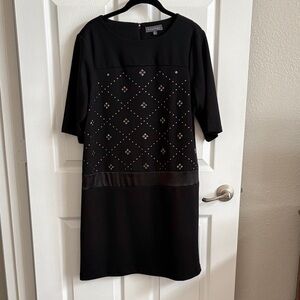 Classic Black Studded Dress